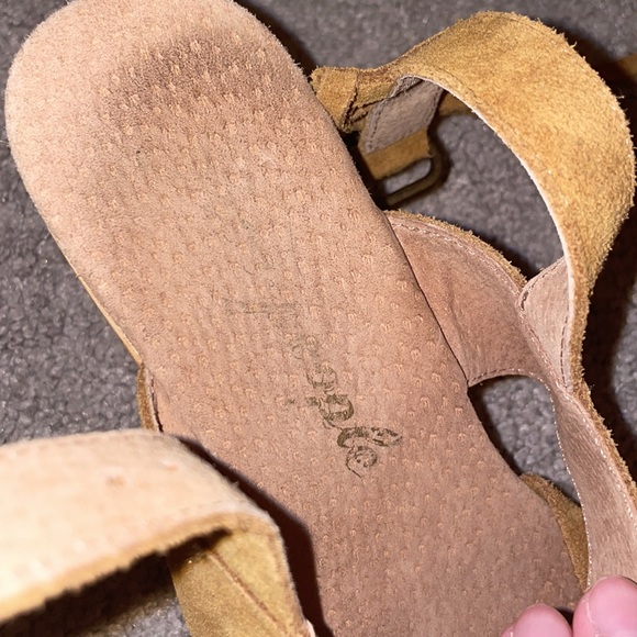 Free People dover clog sandals 41 womens shoes suede ankle strap heels 9.5 - Picture 10 of 16